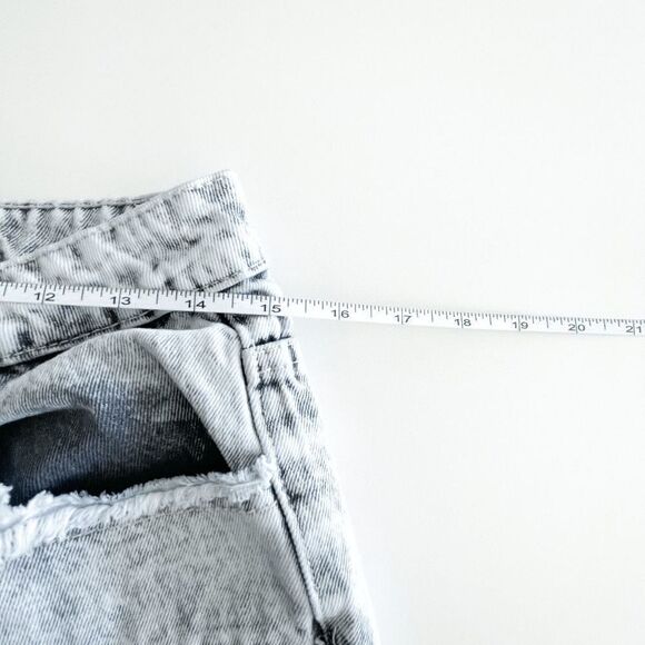 Refuge Denim Womens Mom Jeans Patchwork Two Tone Light Blue Wash Size 7 - Picture 7 of 10